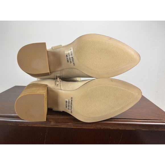 Dolce Vita Womens Beige Tris Knee High Block Heeled Booties Size US 8 - Picture 13 of 15